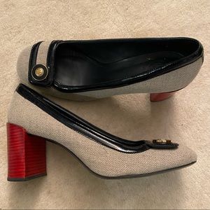 Tory Burch pumps, size 9.5, 2.5" heel.